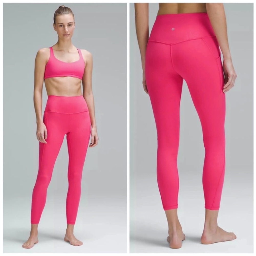 Lululemon Athletica Pink Leggings size 8